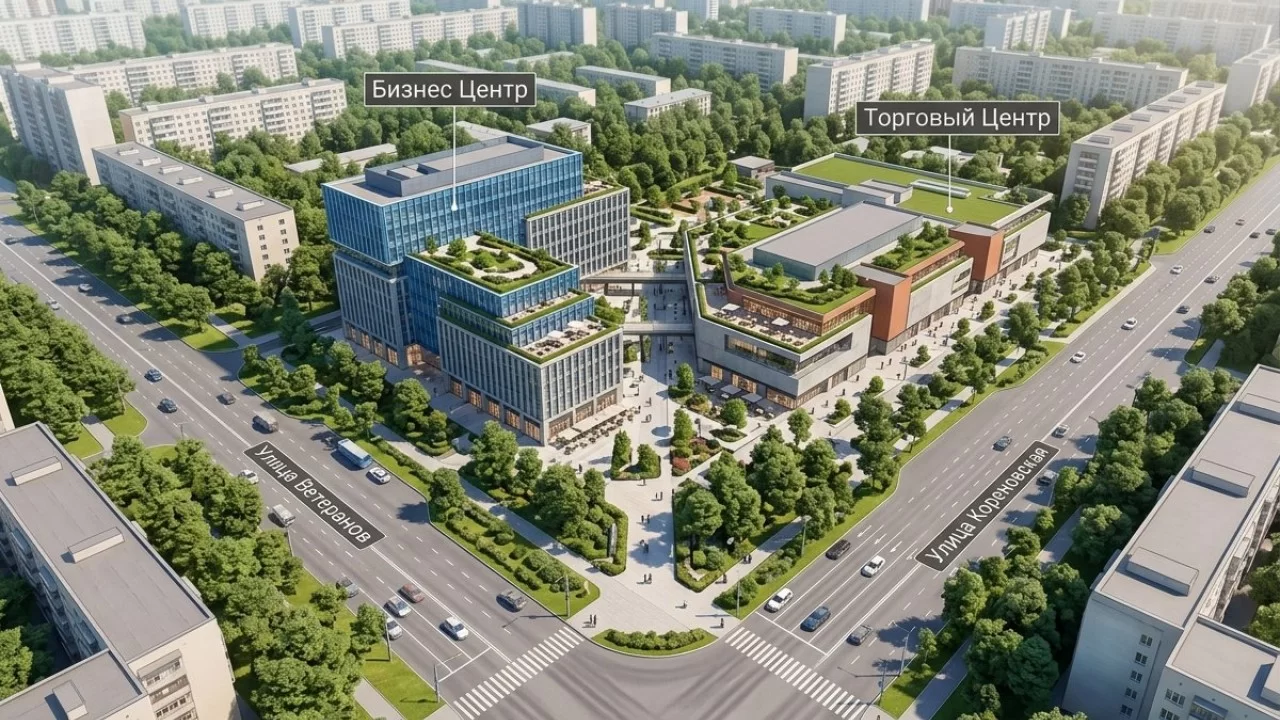 Какая коммерция планируется в ЖК Парк Победы Краснодар на Ветеранов районе Кореновской